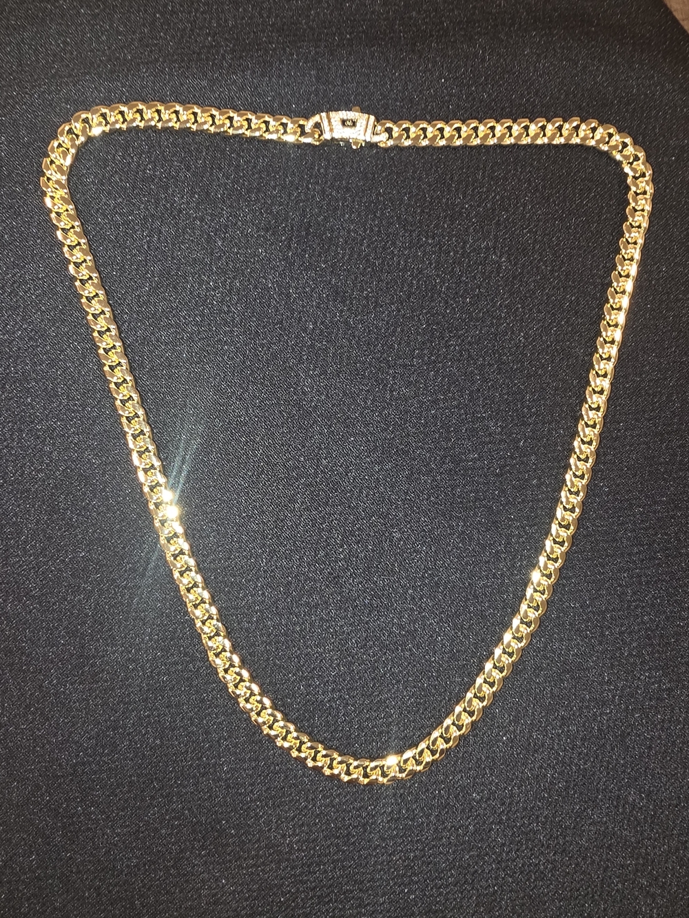 14k Cuban link 24 Inches